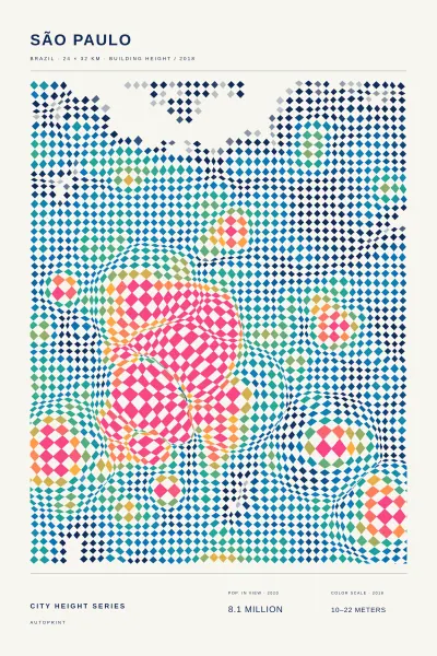 São Paulo building height poster
