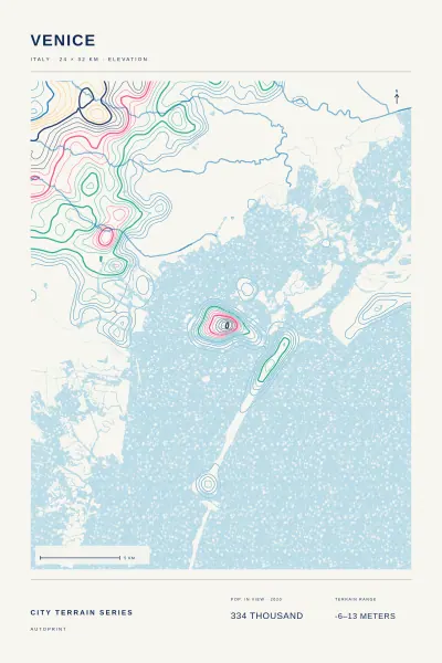 Venice terrain poster